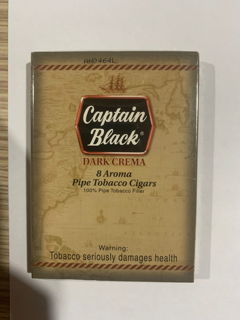 CAPTAIN BLACK DARK CREMA TIP x8