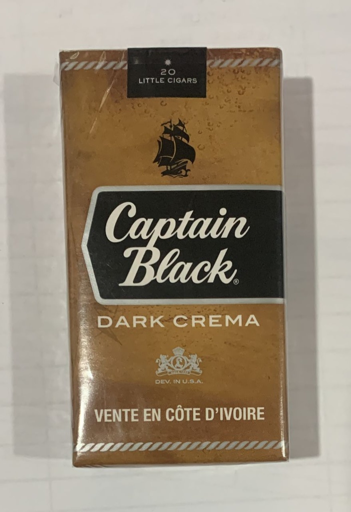 CAPTAIN BLACK DARK CREMA x20